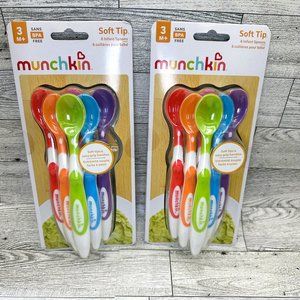 2019 Brand New Munchkin Soft Tip Infant‎ Six (6) Spoons - Set of 2